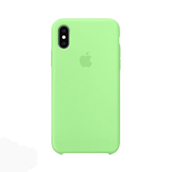 Apple-iPhone-X-XS-Green-Silicone-Case-Back.jpg