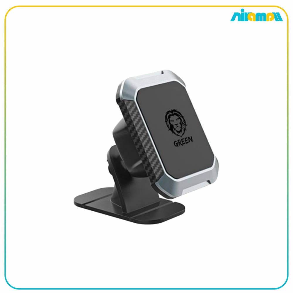 Green Magnetic Car Phone Holder-min