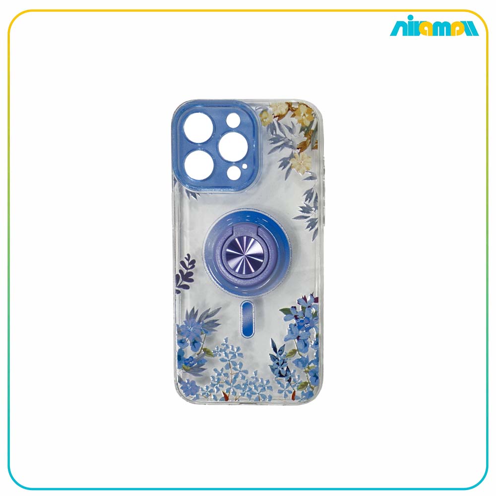 flower case with ring 13promax blue
