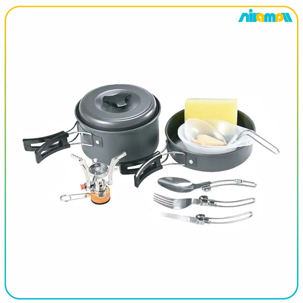 Green Lion 10 IN 1 Camping Cookware (1) Green-Lion-10-IN-1-Camping-Cookware