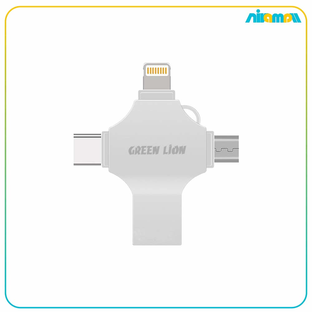 Green Lion 4 in 1 USB Flash Drive 512GB (2) Green-Lion-4-in-1-USB-Flash-Drive-512GB-2