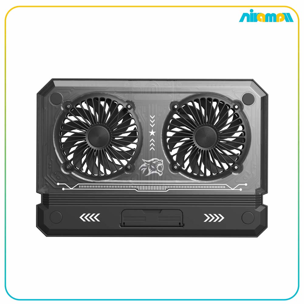 Porodo Gaming Crystal Shell Laptop Cooling Pad (1) Porodo-Gaming-Crystal-Shell-Laptop-Cooling-Pad-1