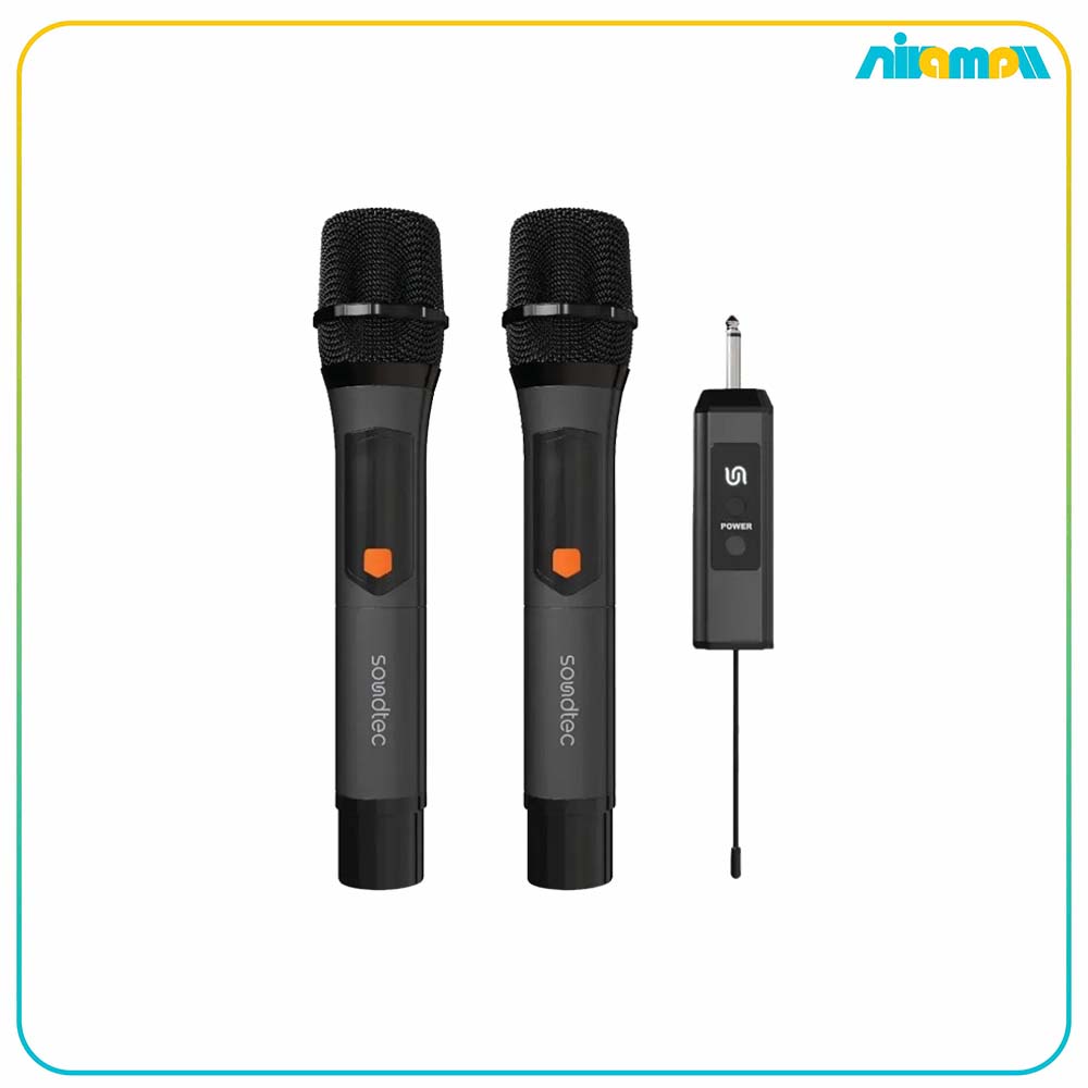 Porodo Soundtec Duo Mic Aluminum Rechargeable Wireless Microphone (2) Porodo-Soundtec-Duo-Mic-Aluminum-Rechargeable-Wireless-Microphone-2