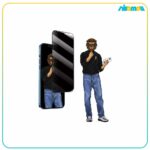 Green Lion 9H Steve Privacy Full Glass Screen Protector For iPhone 12 Pro Max