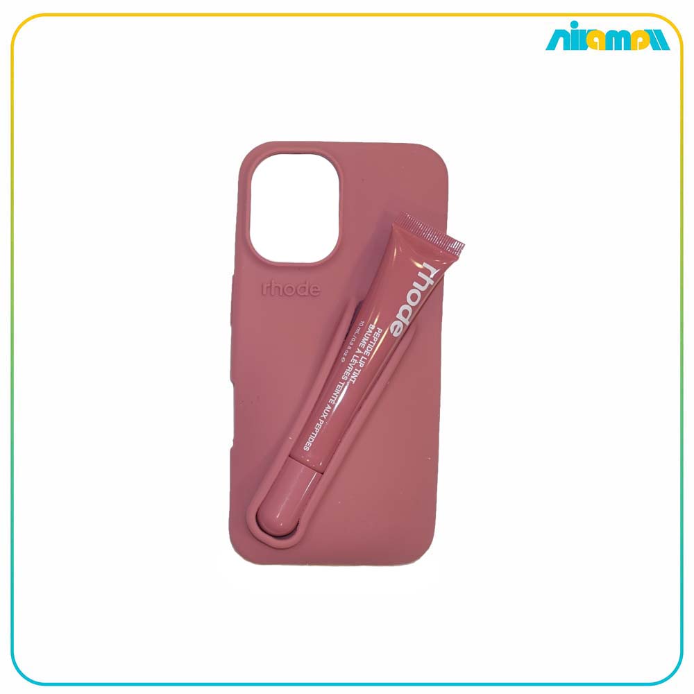 Rhode silicon Lipstick case iphone 16-97 Rhode silicon Lipstick case iphone 16