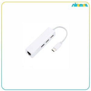 تبدیل TYPE-C TO USB3.0+LAN آیفورتک IFORTECH IF-BOX