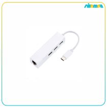 تبدیل TYPE-C TO USB+LAN آیفورتک IFORTECH IF-PACK