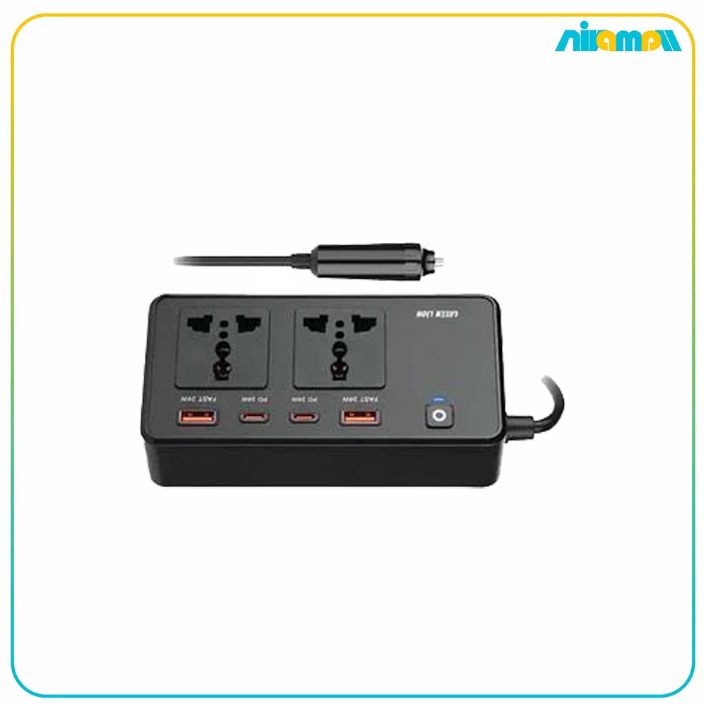 اینورتر خودرو گرین لاین مدل Green Lion GC-200 Car Inverter اینورتر خودرو گرین لاین مدل Green Lion GC-200 Car Inverter