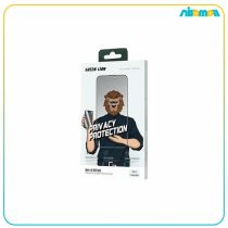 Green lion 9H steve privacy glass screen protector for iphone 16 6.1 - black